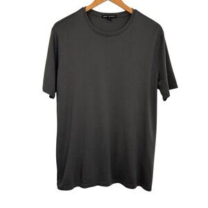 Robert Barakett Mens The Barakett T Shirt Sz XL IRON Gray Pima Cotton Crewneck